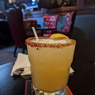 Pineapple margarita on the rocks