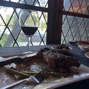 Great views of Balboa park.  Fantastic beef.