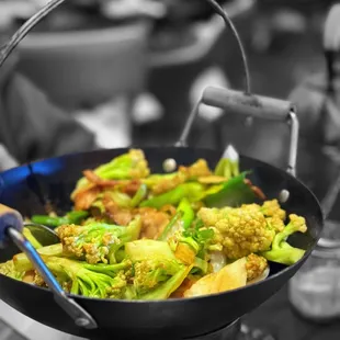 Dry Pot Cauliflower  | @whaevaeats