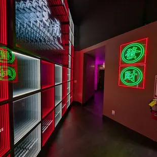 Interior design on the path to the restrooms!