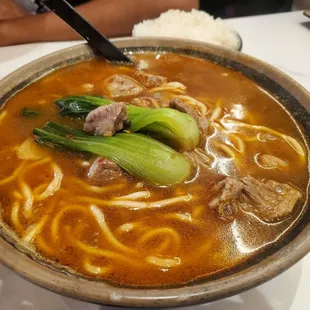 Brown Beef Noodle Soup