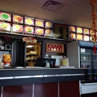 the front of the restaurant