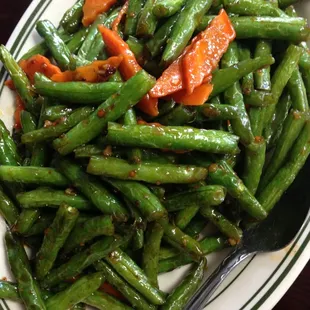 Green beans! Yum!