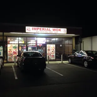 A welcome late night open sign.