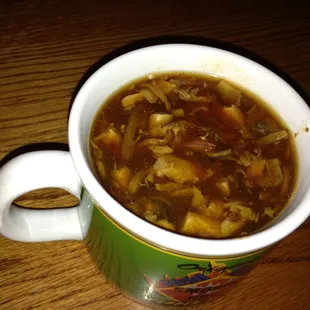 The wonderful Hot &amp; Sour Soup.