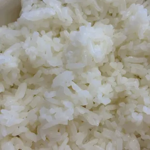 Super fresh jasmine rice comes with dish!