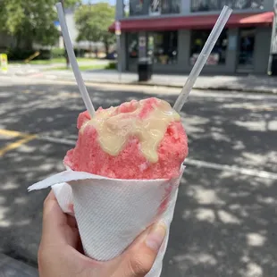 Sweet Lou&apos;s nectar with condensed milk