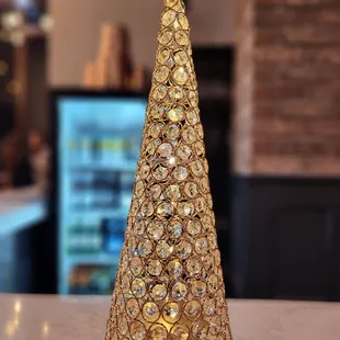 a bottle cap christmas tree