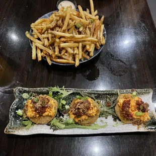 Fried green tomatoes