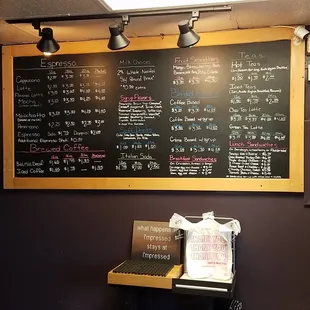 menu board