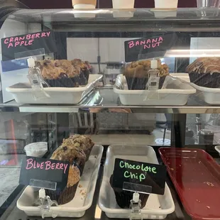 Bakery options this day in their case