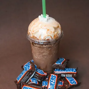 Our Snickers Blended Mocha