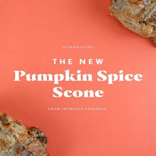 Pumpkin Spice scone