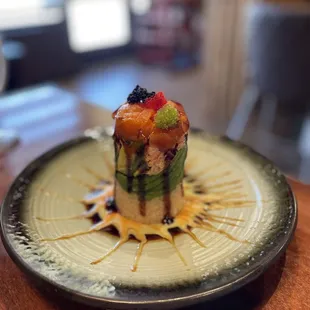 Salmon Ahi Tower