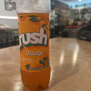 Why not have an Orange Crush while you wait for your order?
