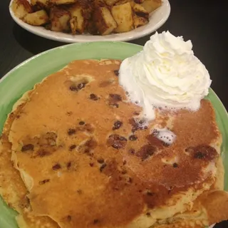 Chocolate Chip Cookie Dough Pancakes