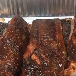 ribs, food, bbq ribs