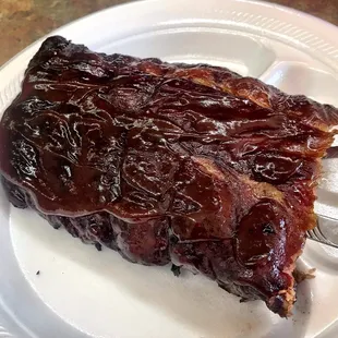 Half rack of ribs
