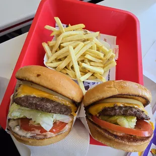 Cheeseburgers &amp; Fries