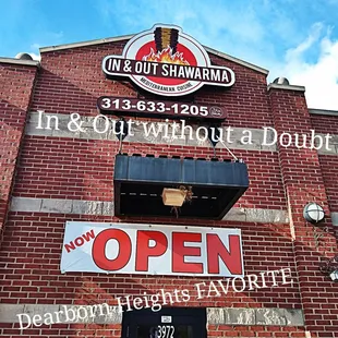 the front of a restaurant