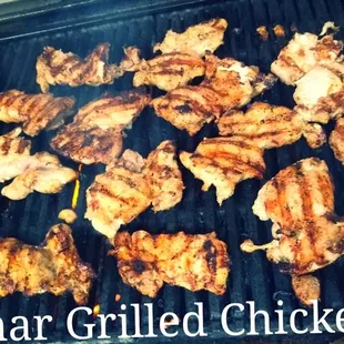 chicken wings and fried chicken, food