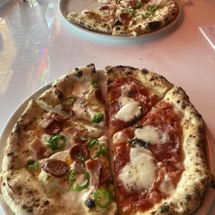 Half In Forno, half chicken, sausage, jalapeño