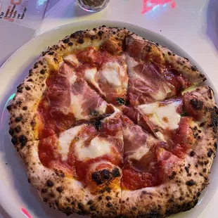 Margherita with coppa