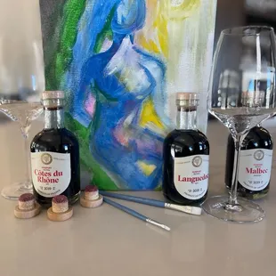Sip &amp; Paint... The Lady in Blue!