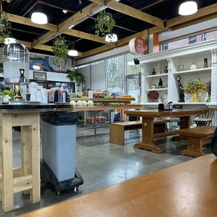 market area + seating