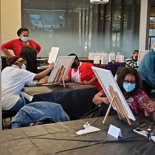 Covid safe paint class