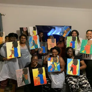 Private Paint and Sip Event