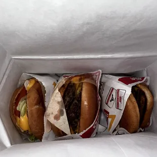 Grilled cheese and 2 double doubles