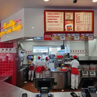 Counter and Menu