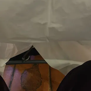 I couldn't even scoot in to get stopped from getting bumped at the door way I was sitting in because the folding table had a bar in the way