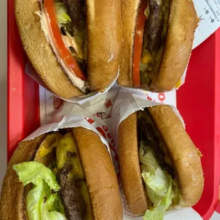 Animal Style Cheese Burger