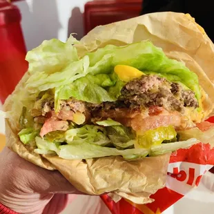 3/25/23 It&apos;s my protein style animal DD-it&apos;s freakin delicious but oh so messy