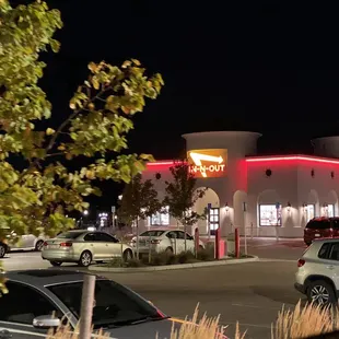 outside