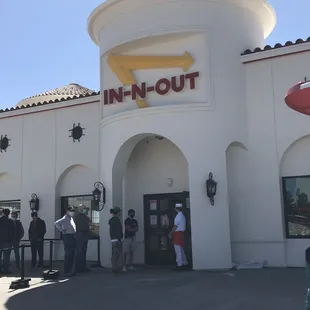 Outside