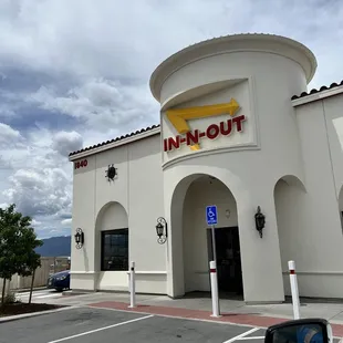 Entrance and signage