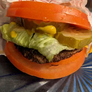 Did you know tomato wrapped burgers are an option too?