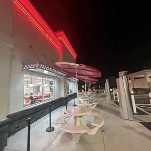 Outdoor seating