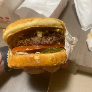 Animal Style Cheeseburger