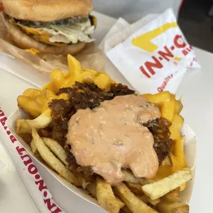 Animal Style fries