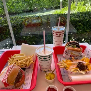 Double double, animal fries