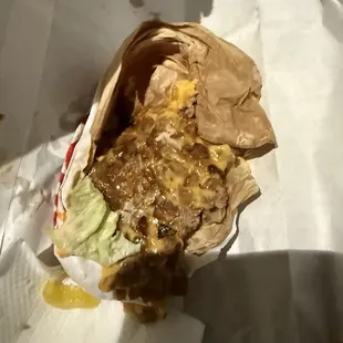 The worst in n out burger! It was so salty I couldn't eat it.