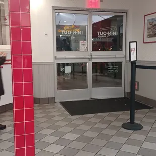 Entrance/Exit at In N Out