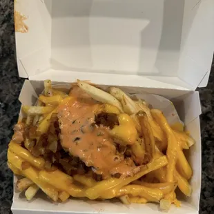 Animal style fries
