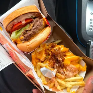 Double double with animal fries