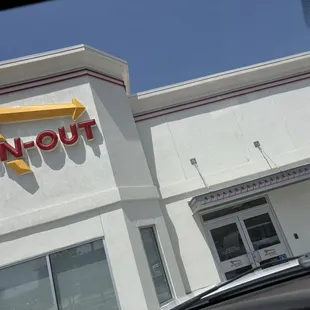 outside