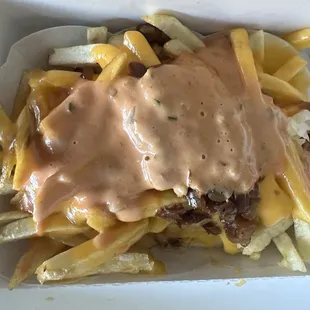 Animal style fries